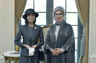 Emine Erdoğan, Japonya Altes Prensesi Mikasa ile görüştü 