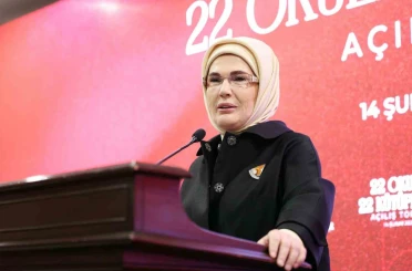 Emine Erdoğan: "Kütüphane okulların kalbidir, ruhudur, can damarıdır" 
