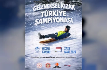 Erciyes; Geleneksel Kızak Türkiye Şampiyonası’na ev sahipliği yapacak 