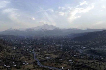 Erciyes’in eteklerinde sonbahar güzelliği 