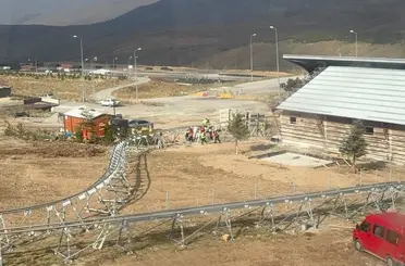 Erciyes’te dağ kızağı projesinde çalışmalar hızla sürüyor
