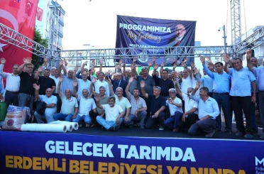 Erdemli Belediyesinden üreticilere önemli destek 