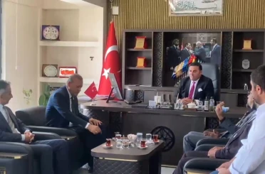 Eren Üniversitesi Rektörü Necmettin Elmastaş’ın Aydınlar belediye başkanı İbrahim Ergün ile Yemekli Toplantıda Buluştu 