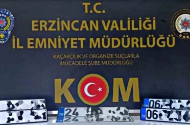 Erzincan’da ’APP plaka’ operasyonu! 5 kişi gözaltına alındı 