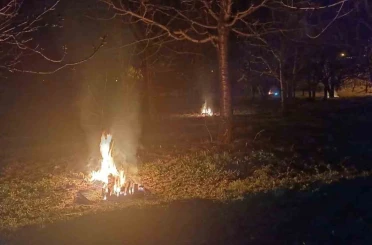 Erzincan’da don nöbeti: Üreticiler sabaha kadar ateş yaktı 