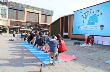 Erzincan’da Dünya Çocuk Hakları Günü etkinliklerine yoğun ilgi 