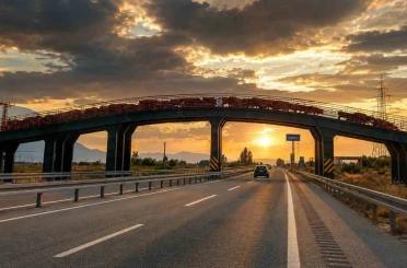 Erzincan’da hayvan sürülerine özel üst geçit 