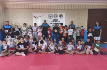 Erzincan’da öğrencilere güvenlik eğitimi verildi 