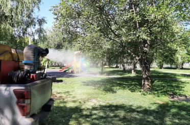 Erzincan’da sivrisinek ve karasineğe karşı ilaçlama sürüyor 