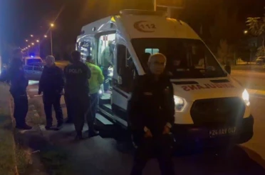 Erzincan’da trafik kazası: 2 yaralı 