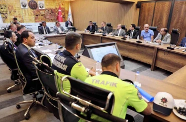 Erzincan’da trafik toplantısı yapıldı 