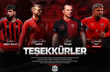 Erzincanspor’da 4 futbolcuyla yollar ayrıldı 