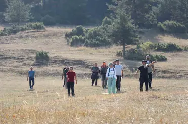 Erzurum’da doğanın kalbinde 15 kilometrelik yürüyüş
