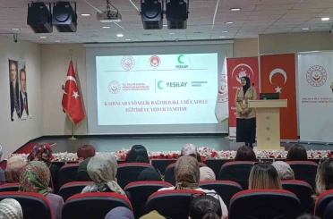 Erzurum’da kadına yönelik bağımlılıkla mücadele eğitimi düzenlendi 