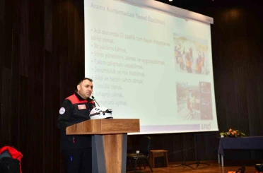 Esenyurt’ta liselilere arama kurtarma eğitimi 