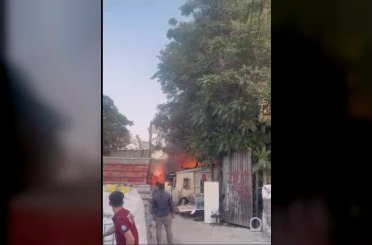 Eski Sanayi'de Korkutan Yangın