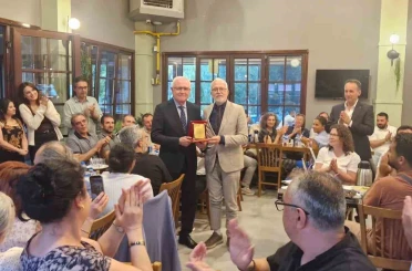 Eskişehir sağlık teşkilatından emekli olan Ömer Faruk Üresin’e vefa yemeği 
