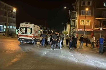 Eskişehir’de motosikletin yayaya çarptığı kazada 2 kişi yaralandı 