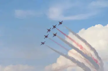 Eskişehir’de Türk Yıldızları gökyüzüne imza attı
