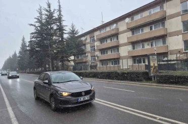 Eskişehir’e kar geri döndü 