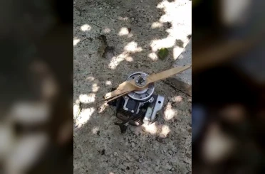 Evin bahçesine İHA düştü ardından alev alev yandı 