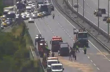 Eyüpsultan’da zincirlime trafik kazası: 6 yaralı 