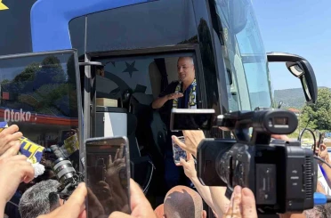 Fenerbahçe’ye Düzce’de coşkulu karşılama 