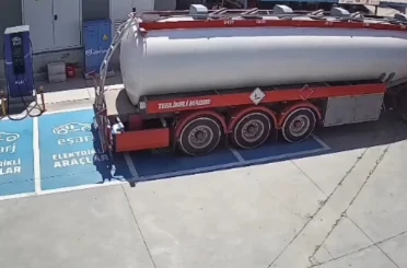 Fethiye’deki tanker yangınının güvenlik kamera kayıtları ortaya çıktı 