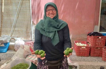 Filmlere konu olan incir reçelinde kullanılan ilekler tezgahları süslüyor 