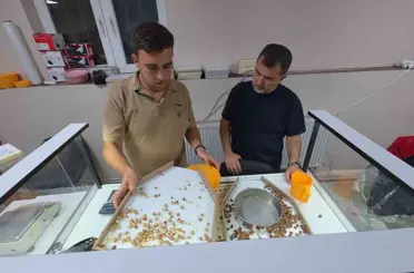 Fındık alımı başladı, araçlar kapı önünde kuyruk oldu
