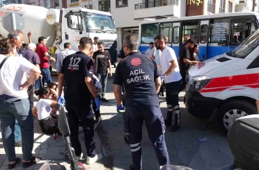 Freni boşalan minibüs dehşet saçtı: 7 yaralı 