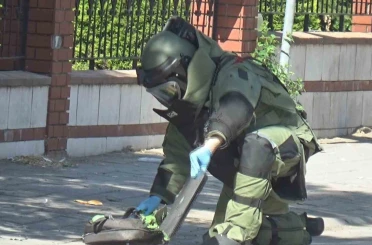 Fünye ile patlatılan şüpheli çantadan, bilgisayar çıktı 