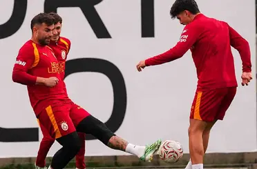 Galatasaray, Fenerbahçe maçı hazırlıklarını sürdürdü
