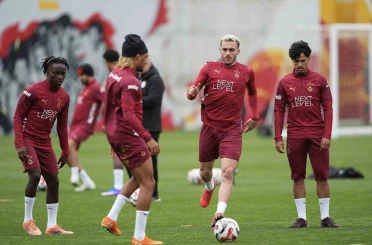 Galatasaray, Samsunspor maçı hazırlıklarını sürdürdü 