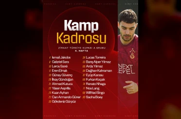 Galatasaray’da Alanyaspor maçının kamp kadrosu açıklandı 