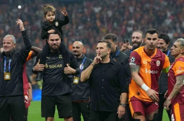 Galatasaray’da Liverpool galibiyeti sevinci 