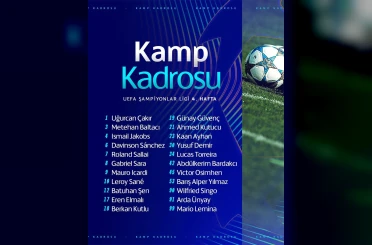 Galatasaray’ın, Ajax maçı kamp kadrosu belli oldu 