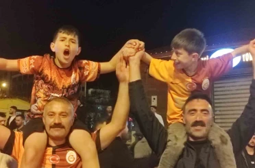 Galatasaray’ın Fenerbahçe galibiyeti sonrası Ardahan’da büyük coşku 