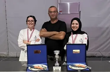 Gastronomi öğrencilerinden gümüş madalya
