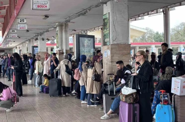 Gaziantep otogarında Kurban Bayramı yoğunluğu başladı 
