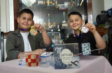 Gaziantepli kardeşler matematik olimpiyatlarına damga vurdu 