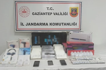 Gaziantep’te 1,4 milyon TL değerinde kaçak malzeme ele geçirildi: 2 gözaltı 