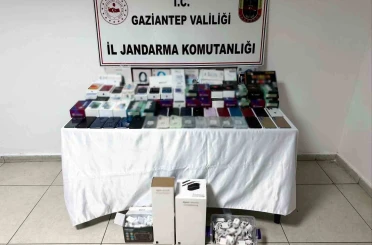 Gaziantep’te 1,5 milyon TL değerinde kaçak malzeme ele geçirildi 