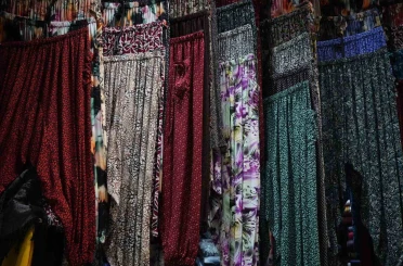 Gaziantep’te sıcak havalar şalvara ilgiyi artırdı 