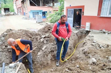 Gaziosmanpaşa Mahallesi doğal gaza kavuşuyor 