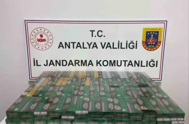 Gazipaşa’da 2 bin paket kaçak sigara ele geçirildi 
