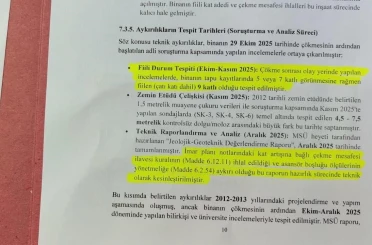 Gebze’deki çöken bina ile ilgili nihai rapor savcılığa sunuldu 