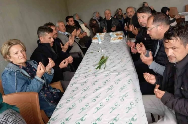 Gedikevi köyünde yağmur ve şükür duası yapıldı 