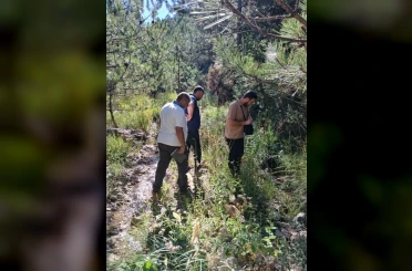 Gediz Gökler Beldesinde sıcak su arama çalışmaları başlatıldı 