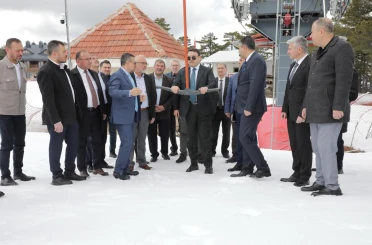 Gediz Murat Dağı Kayak Merkezi’nde inceleme 